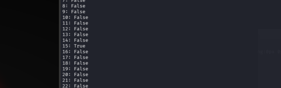 scan_modbus.py output showing Coil 15 flipped to True after temperature spike